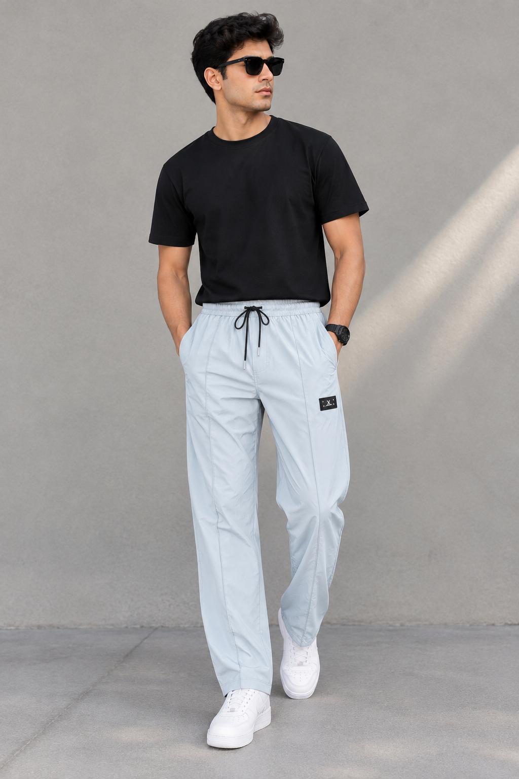 Premium Men’s Casual Trousers – Front Stitch Design