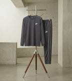 Men's Premium Dual-Stripe Tracksuit Set (Long Sleeve Tee + Trouser)