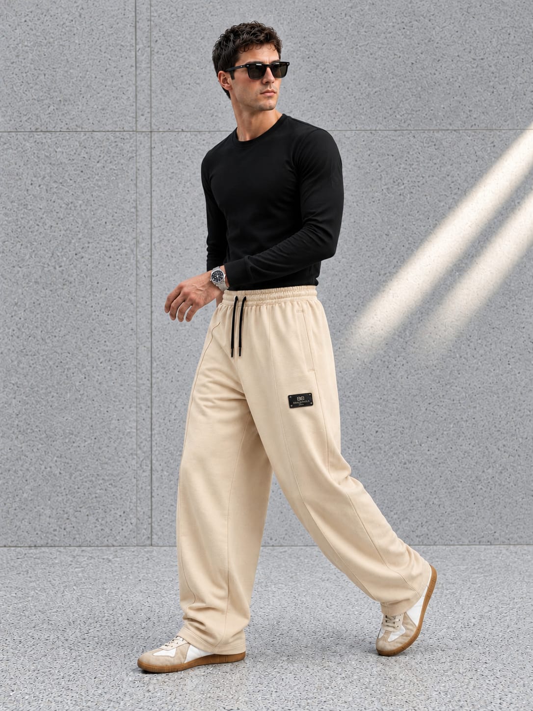 Men's Baggy Trouser – Relaxed Fit Street Style